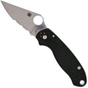 Spyderco Para 3 C223GPS partly serrated pocket knife