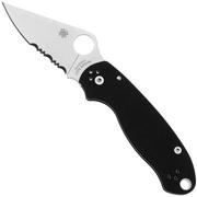 Spyderco Para 3 partly Serrated C223GPS navaja, Satin Blade