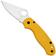 Image for Spyderco Para 3 Salt Lightweight CPM Magnacut C223PYL Yellow FRN, pocket knife