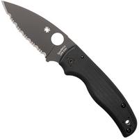 Image for Spyderco Shaman C229GSBK Serrated pocket knife, Sal Glesser design