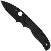 Afbeelding voor Spyderco Shaman Lightweight C229PBBK DLC CTS-BD1N, Black FRN, zakmes, Sal Glesser design