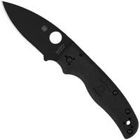 Afbeelding voor Spyderco Shaman Lightweight C229PBBK DLC CTS-BD1N, Black FRN, zakmes, Sal Glesser design