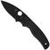 Afbeelding voor Spyderco Shaman Lightweight C229PBBK DLC CTS-BD1N, Black FRN, zakmes, Sal Glesser design