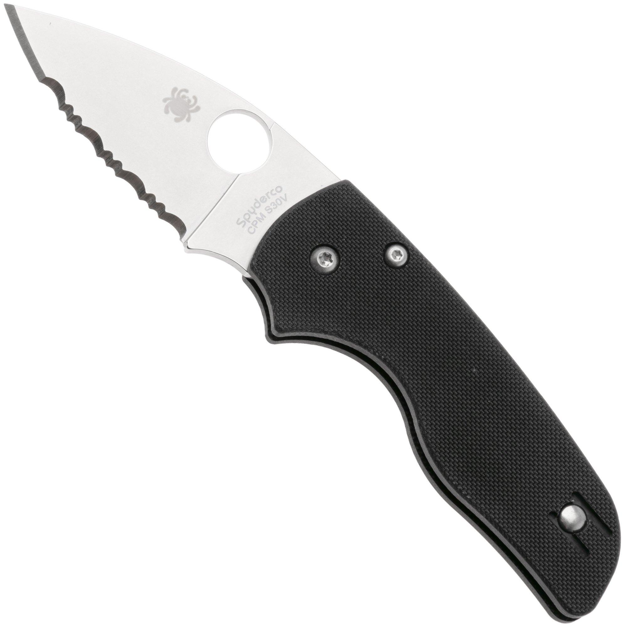 Spyderco Lil' Native Compression Lock C230GS coltello da tasca seghettato