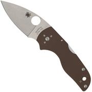 Spyderco Lil' Native CPM 15V Backlock C230MBGPBN15V Brown G10, Sprint Run couteau de poche