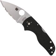 Spyderco Lil' Native Backlock C230MBGS serrated pocket knife