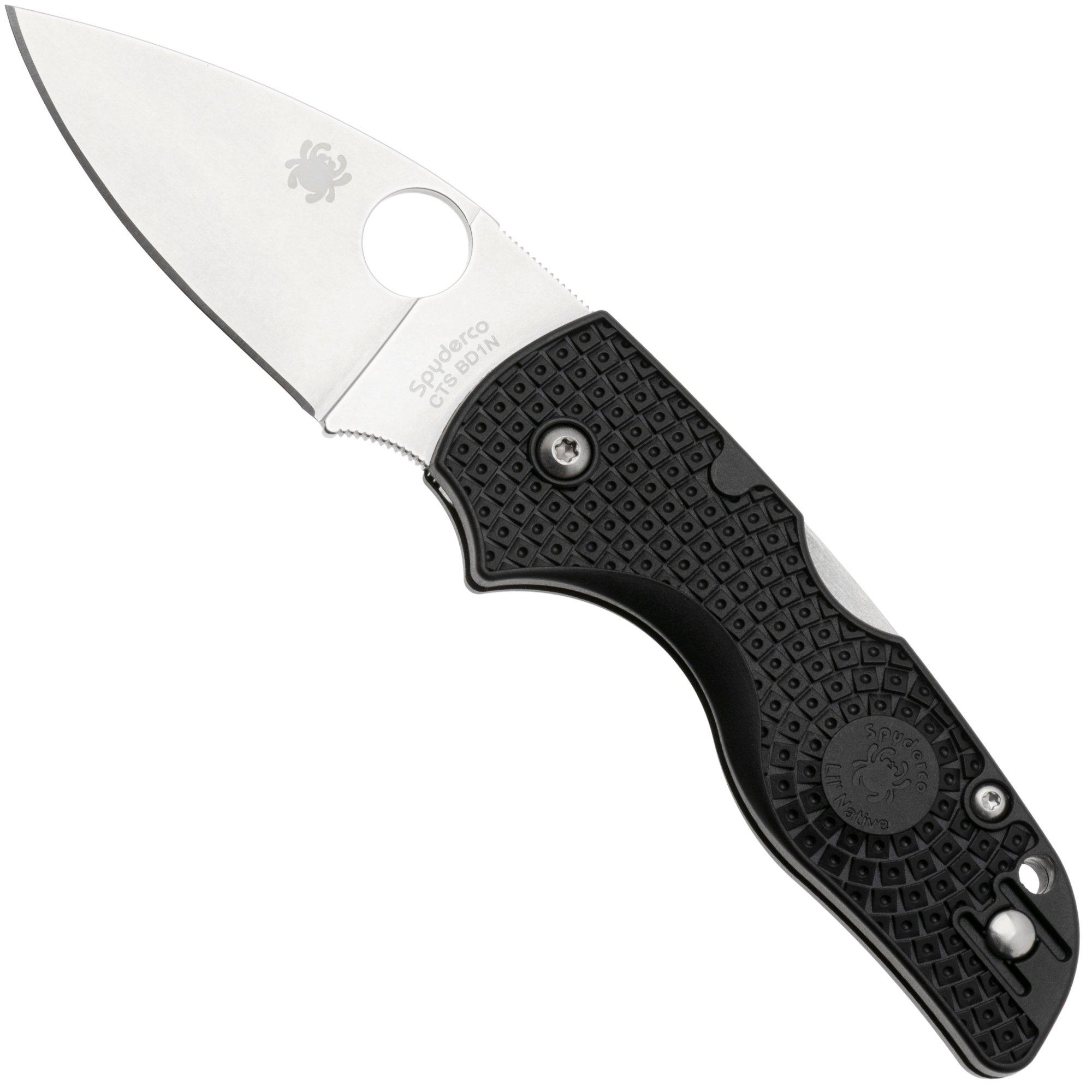 Spyderco Lil’ Native Lightweight Backlock C230PBK Black FRN, pocket knife