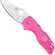Afbeelding voor Spyderco Lil' Native Pink Lightweight Backlock C230PPN Satin CTS BD1N, Pink FRN, Pink Heals zakmes