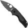 Afbeelding voor Spyderco Lil’ Native Lightweight Backlock Black DLC C230SBBK Black FRN, serrated zakmes