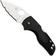 Afbeelding voor Spyderco Lil’ Native Lightweight Backlock 230SBK Black FRN, serrated zakmes