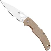 Image pour Spyderco Native Chief CPM Cru-Wear C244MPCW Brown Canvas Micarta couteau de poche