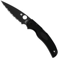 Immagine per Spyderco Native Chief Lightweight Black C244SBBK  coltello da tasca parzialmente seghettato