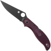 Spyderco Stretch 2 XL Lightweight Micro-Melt PD#1 C258BGBKP Burgundy, Sprint Run 2024 pocket knife