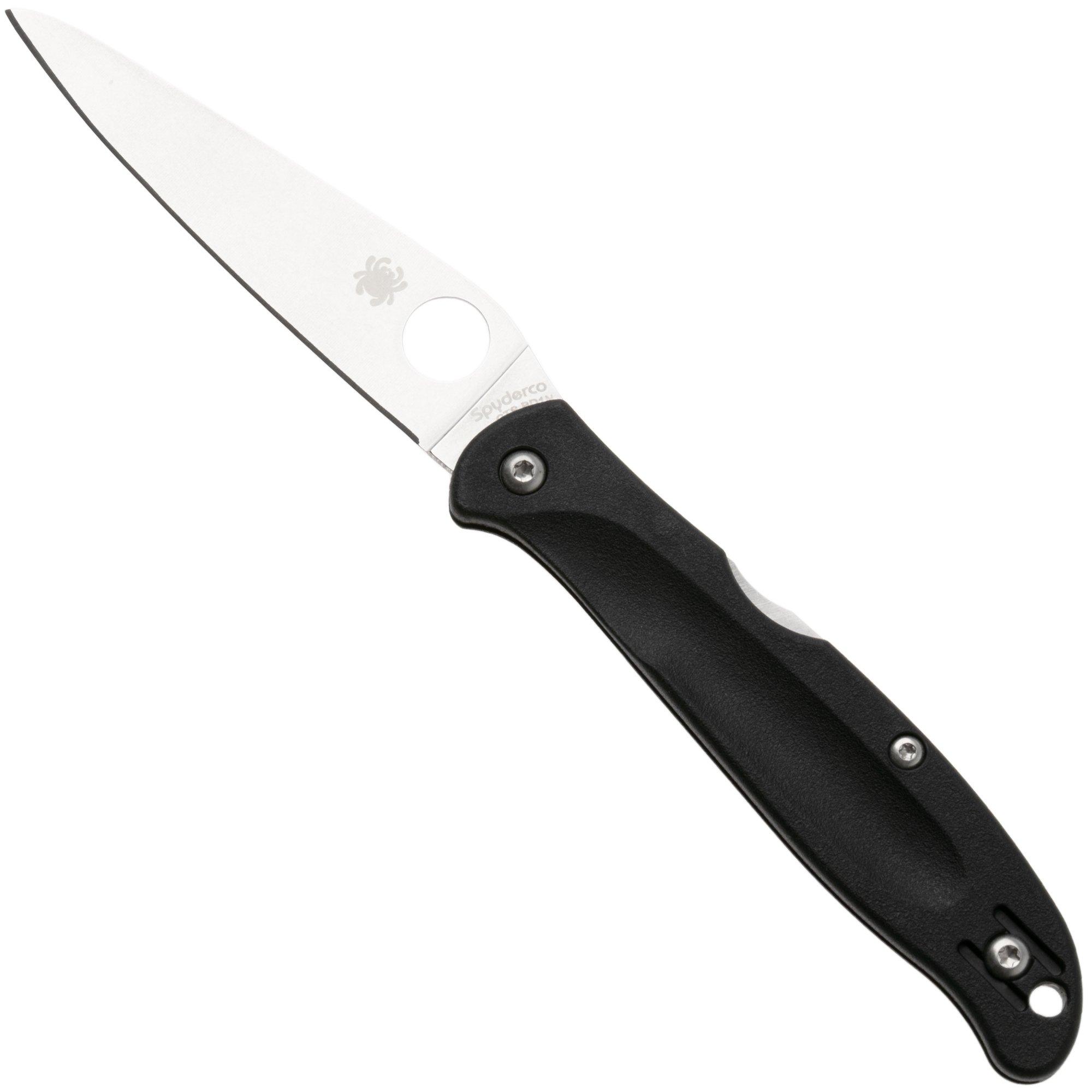 Spyderco Charisma C259PBK Satin CTS BD1N, Black FRN, zakmes, Eric Glesser design