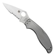 Spyderco UpTern C261PS coltello da tasca parzialmente seghettato