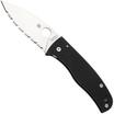 Image for Spyderco Bodacious C263GS Black G10 serrated pocket knife, Sal Glesser design