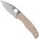 Obraz dla Nóż składany Spyderco Bodacious C263MPCW CPM Cru-Wear, Brown Canvas Micarta, projekt Sal Glesser