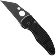 Afbeelding voor Spyderco MicroJimbo Salt Black DLC CPM MagnaCut C264GMCBKP Black G10 zakmes, Michael Janich design