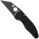Afbeelding voor Spyderco MicroJimbo Salt Black DLC CPM MagnaCut C264GMCBKP Black G10 zakmes, Michael Janich design
