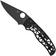 Image for Spyderco Edgerati Black DLC C266BKALBKP Aluminum, CPM S30V pocket knife, Sal Glesser design