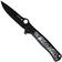 Image pour Spyderco Slym C271TIBKPBK Black PVD Böhler M390, Black Titanium, Carbon Fiber Inlay, couteau de poche, Michele Pensato design