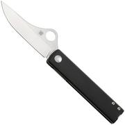 Spyderco Essenza C272ALBKP Black Aluminum, Böhler N690CO coltello da tasca, Riccardo Gobbato design
