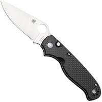 Afbeelding voor Spyderco ButtonUp C275CFP, Satin 8Cr13MoV, Black Laminated G10/Carbon Fiber zakmes, Eric Glesser design