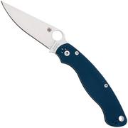 Spyderco Military 2 CPM SPY27 C36GPCBL2 Cobalt Blue G10 pocket knife