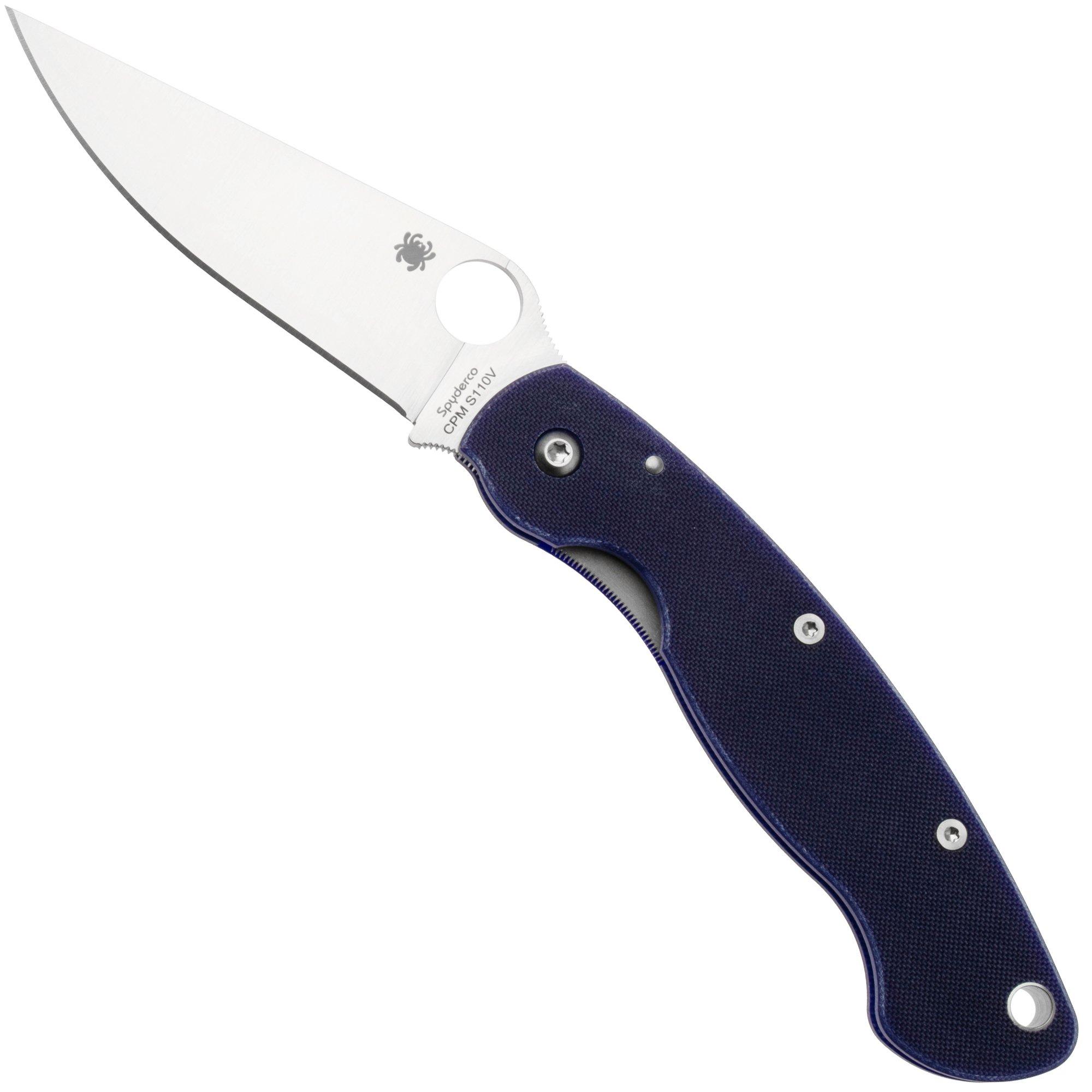 Nóż składany Spyderco Military S110V Dark Blue C36GPDBL