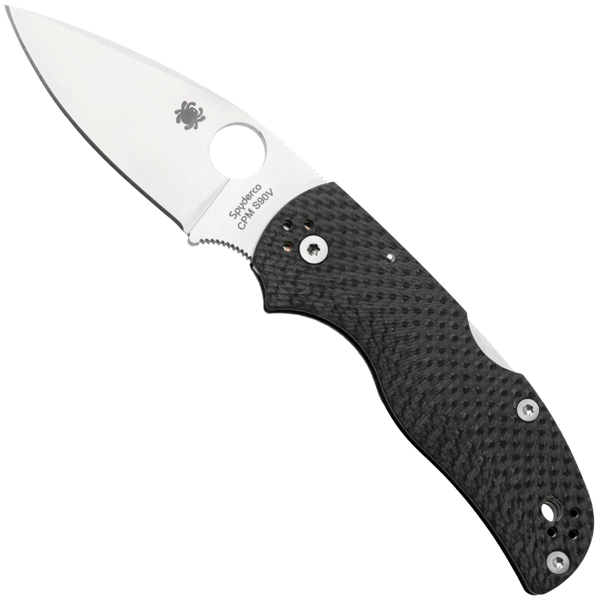 Spyderco Native 5 Fluted Carbonfaser S90V C41CFFP5 Taschenmesser