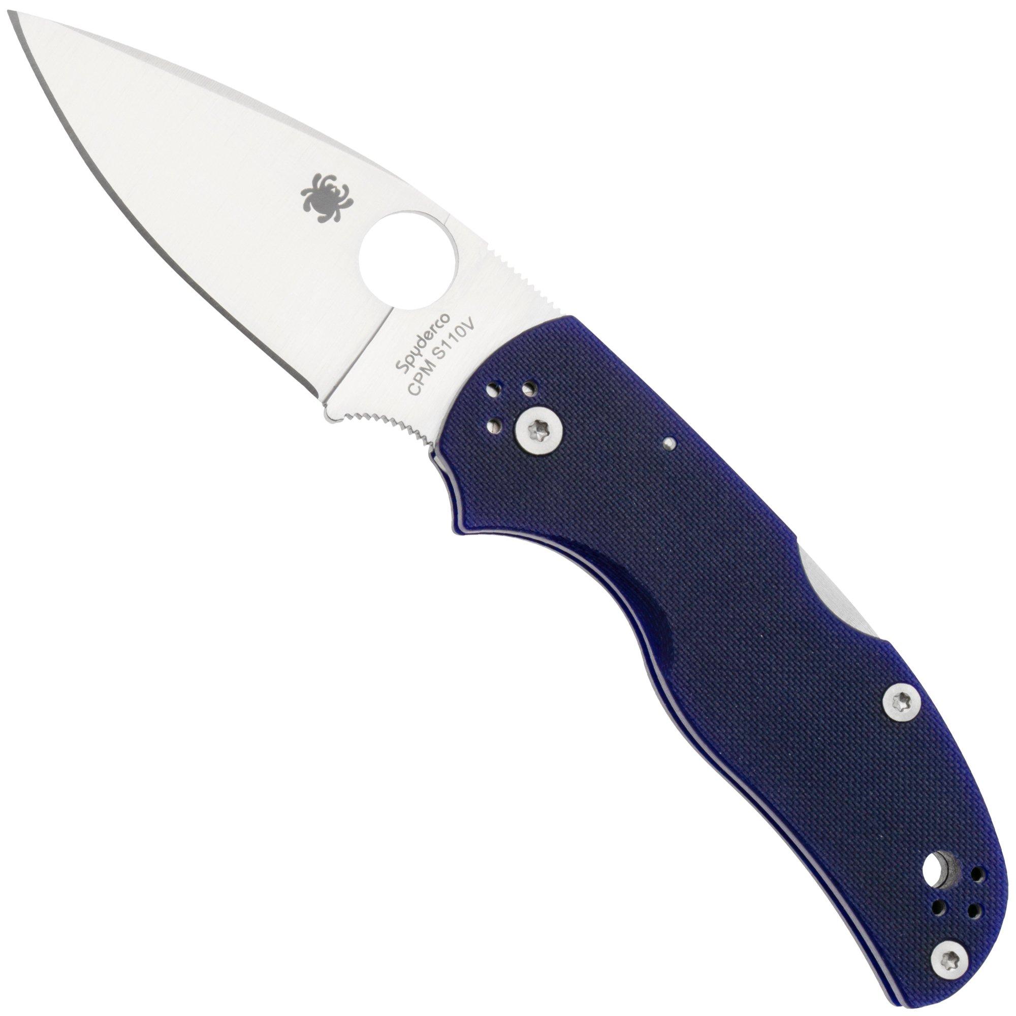 Nóż składany Spyderco Native 5 S110V Dark Blue C41GPDBL5