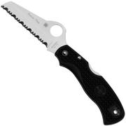 Nóż składany Spyderco Rescue 79mm C45SBK Black FRN, ostrze ząbkowane