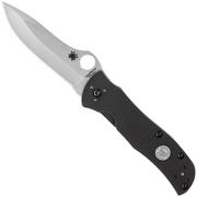 Spyderco Starmate C55G20CVP Satin CPM 20CV, Black G10, Sprint Run couteau de poche, Bob Terzuola design