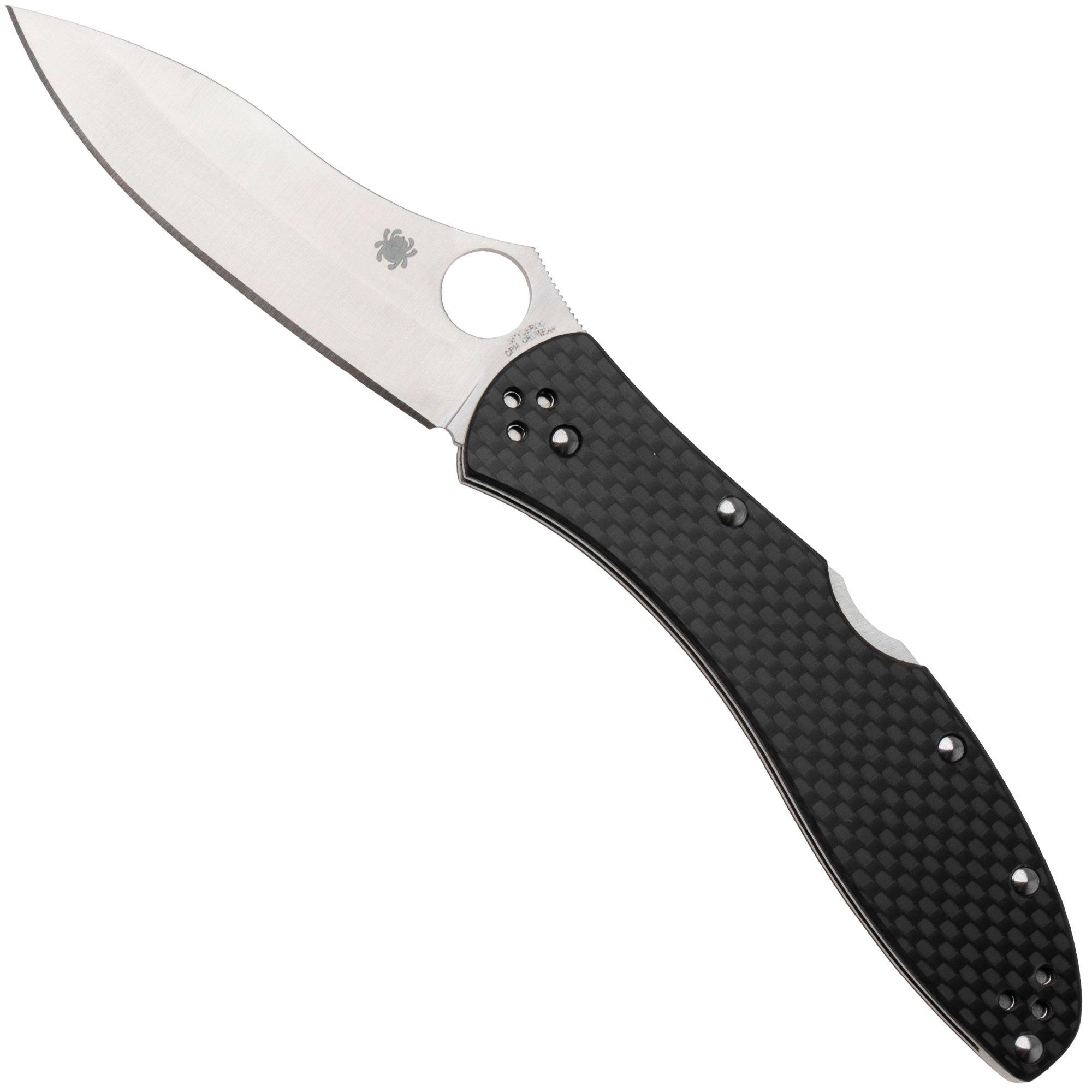 Spyderco Centofante 3 CPM-CruWear C66CFP Carbon Fiber, Sprint Run pocket knife