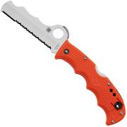 Spyderco Assist Orange C79PSOR couteau de sauvetage dentelé