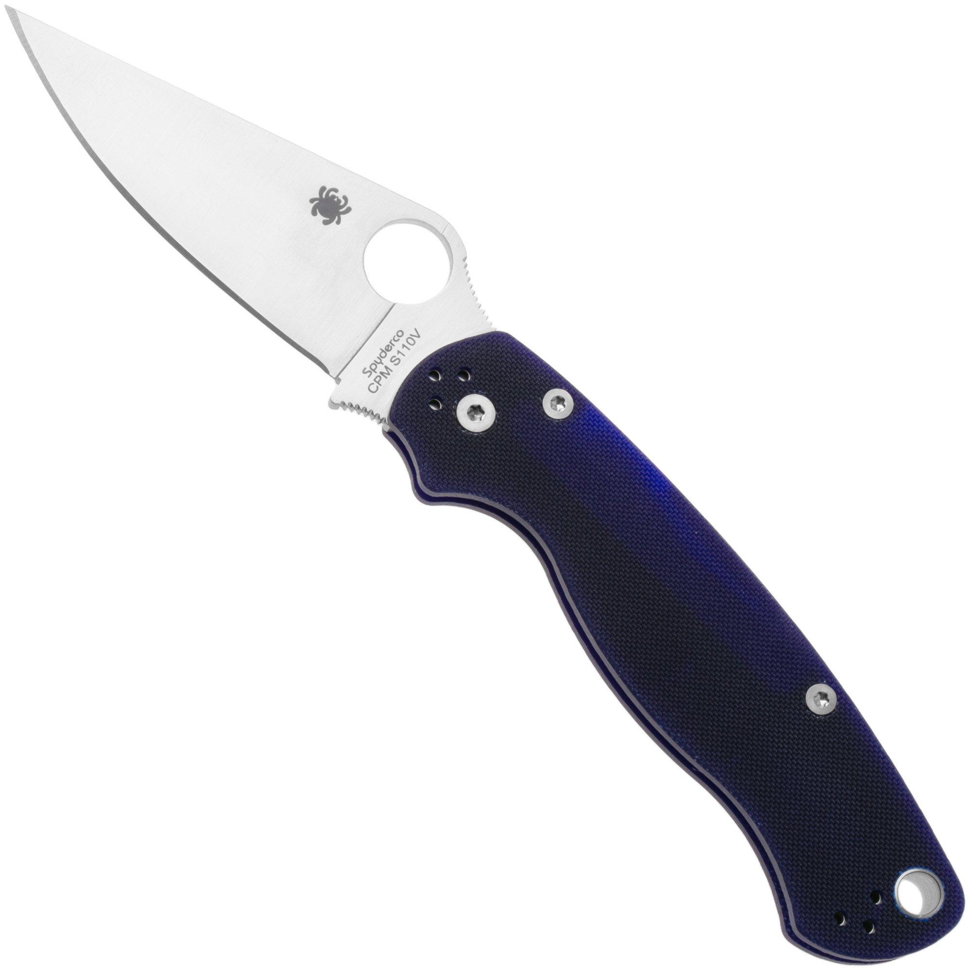 Spyderco Paramilitary 2 S110V Dark Blue C81GPDBL2 zakmes