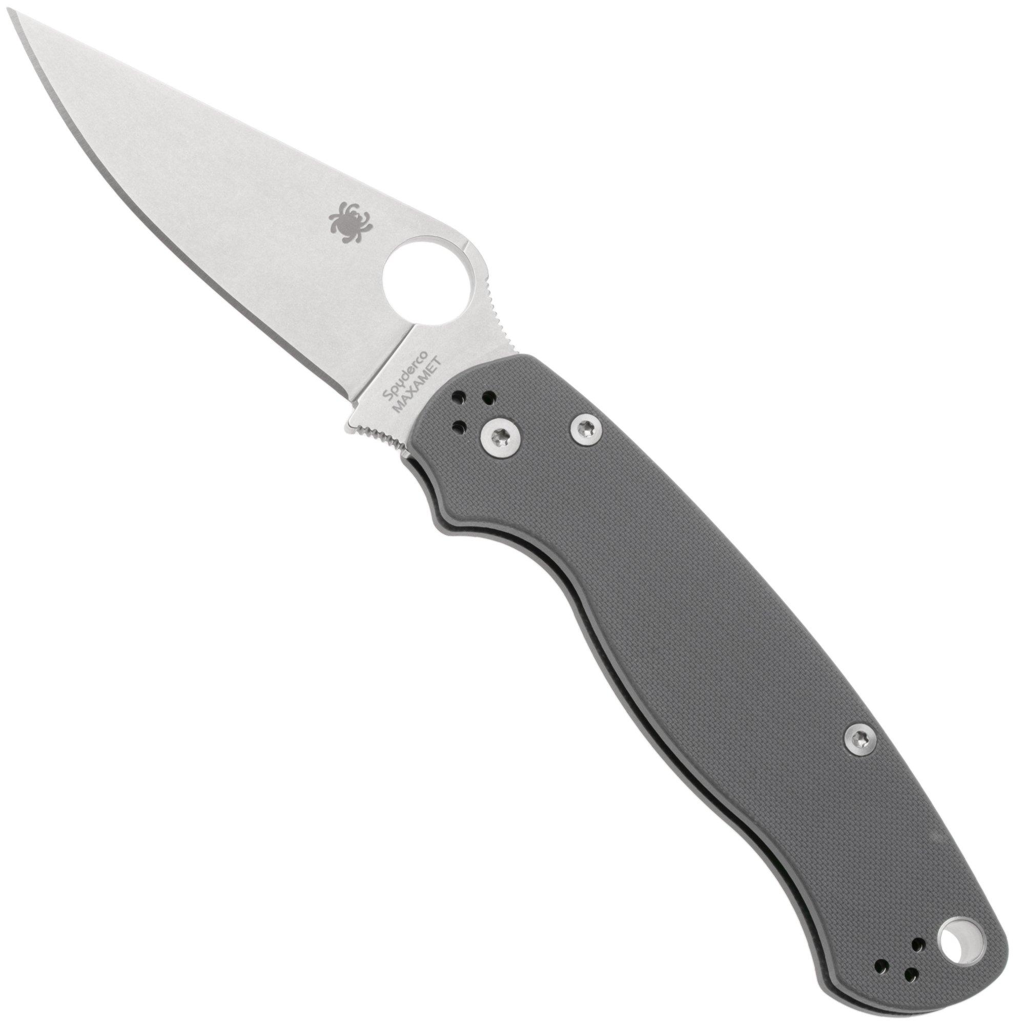 Spyderco Paramilitary 2 Maxamet Grey C81GPDGY2 zakmes