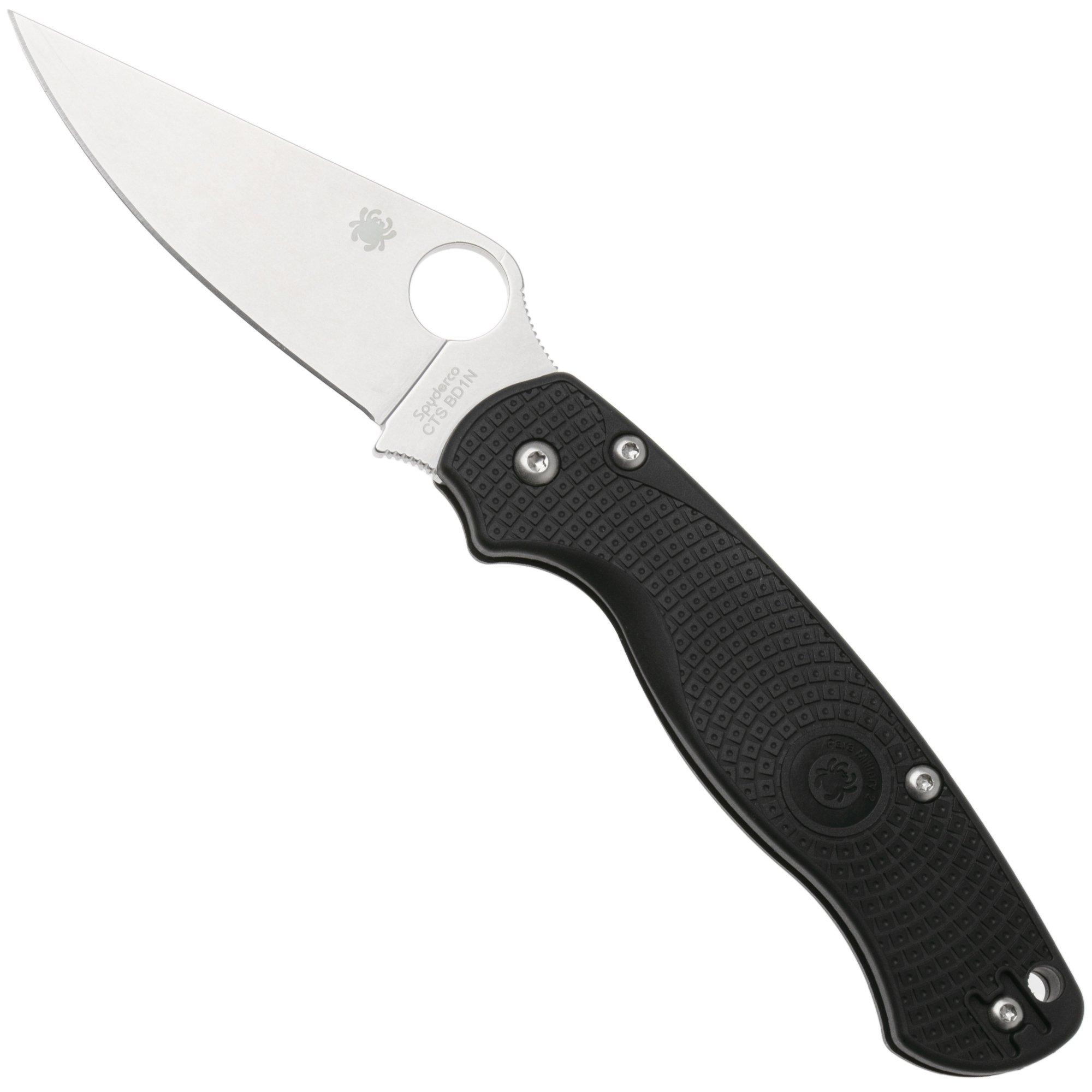 Spyderco Paramilitary 2 Lightweight C81PBK2 Black FRN, CTS-BD1N, pocket knife