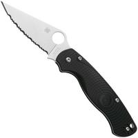 Bild für Spyderco Paramilitary 2 Lightweight C81SBK2 Black FRN, CTS-BD1N, Taschenmesser mit Wellenschliff