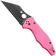 Bild für Spyderco Yojimbo 2 C85GPNBKP2, Living Beyond Breast Cancer Sprint Run, Black CPM S30V, Pink G-10 Taschenmesser, Michael Janich Design