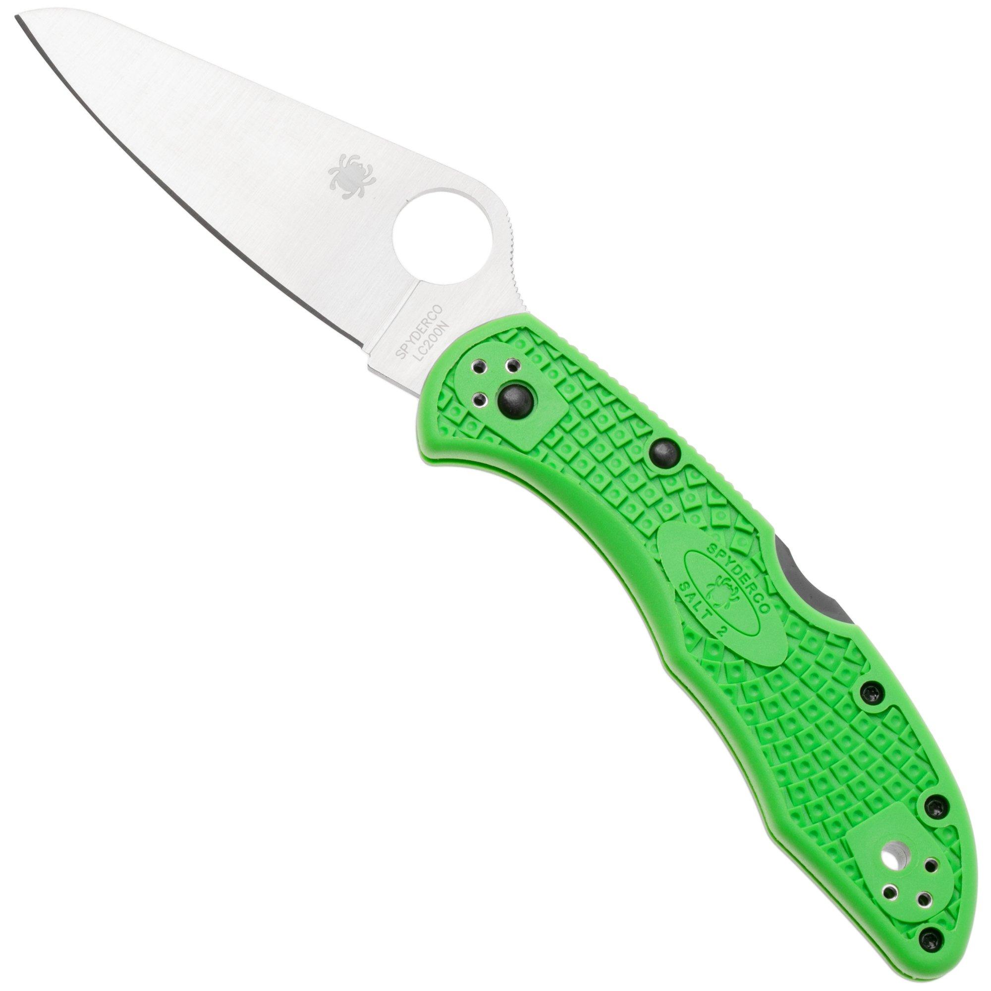 Spyderco Salt 2 Green LC200N C88FPGR2 couteau de poche