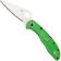 Image pour Spyderco Salt 2 Green LC200N C88FSGR2 couteau de poche dentelé