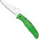 Image pour Spyderco Pacific Salt 2 Green LC200N C91FSGR2 couteau de poche serrated