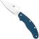 Image for Spyderco UK Penknife CPM SPY27 C94GPCBL Cobalt Blue G10, pocket knife
