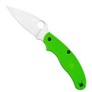 Spyderco UK Penknife Salt Green LC200N C94PGR pocket knife