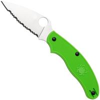Afbeelding voor Spyderco UK Penknife Salt Green LC200N Serrated C94SGR zakmes