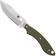 Image for Spyderco Stok Bowie FB49GPOD OD Green G10 fixed knife, Sjoerd Stok design