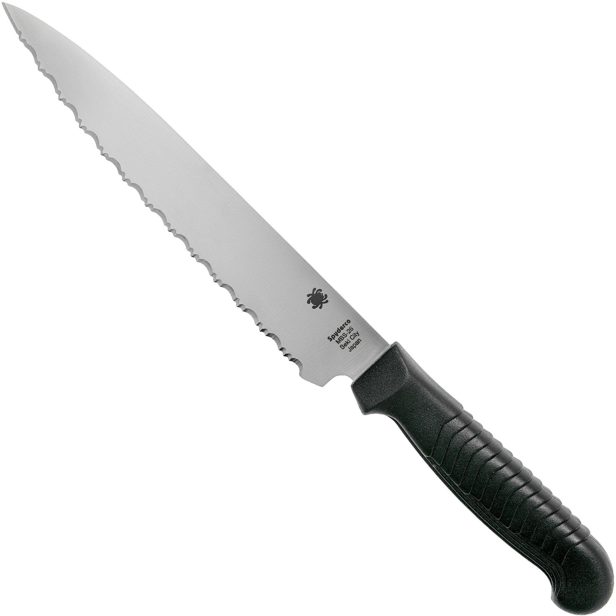 Spyderco K08PBK santoku 16.5 cm, black