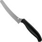 Obraz dla Nóż uniwersalny Spyderco Z-Cut K13SBK, ostrze w całości ząbkowane, czarny, 11 cm