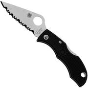 Spyderco Ladybug 3 LBKS3 Black FRN, navaja dentada